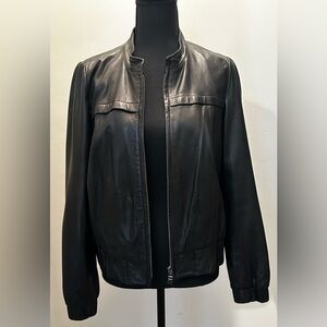 Women’s Vintage Leather Bomber